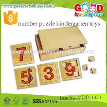 top sale kids puzzle toys OEM wooden number puzzle kindergarten toys MDD-1030